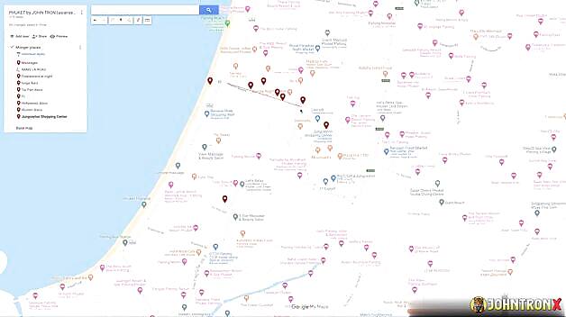 Location Map of Phuket